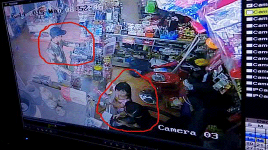 Pencurian di Toko makanan Pencurian di Toko makanan