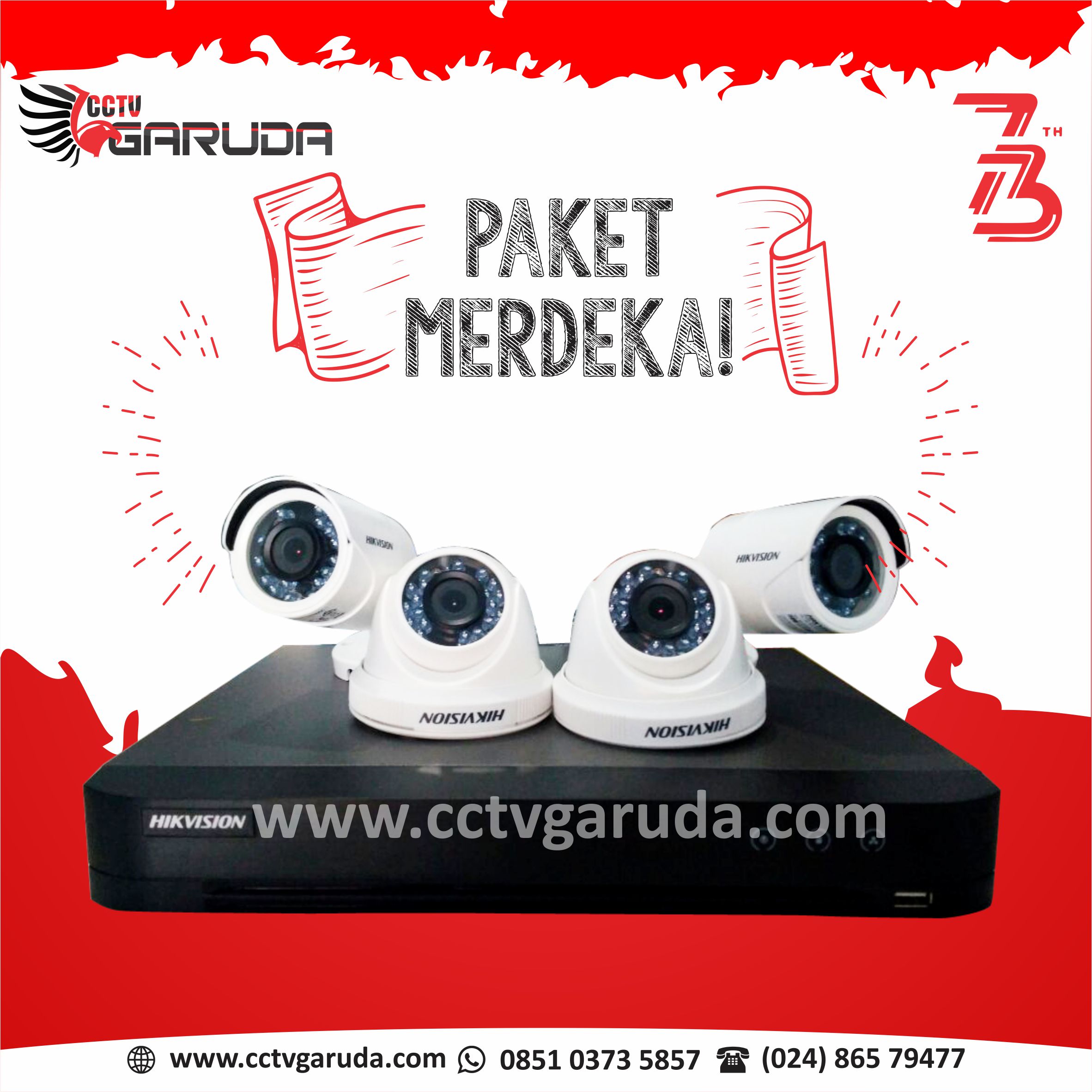 Promo Merdeka menyanbut Dirgahayu Indonesia ke-73