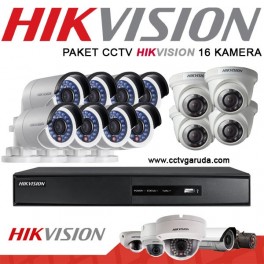 PAKET CCTV HIKVISION 16 KAMERA
