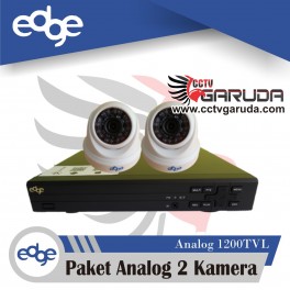 PAKET CCTV ANALOG 2 KAMERA (INSTALASI)