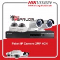 PAKET 4 KAMERA IP HIKVISION CCTV SEMARANG